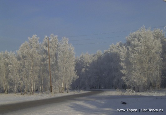 Зима в Усть-Тарке
