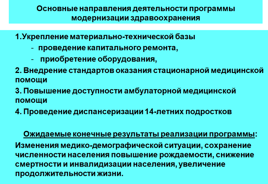 Приоритетные высокотехнологичные направления. Цель модернизации здравоохранения. Проблема модернизации здравоохранения. Основные направления модернизации. Направления модернизации здравоохранения.